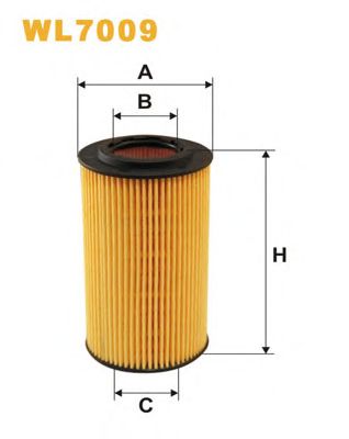 WIX FILTERS wl7009 -  Фильтр масляный двигателя